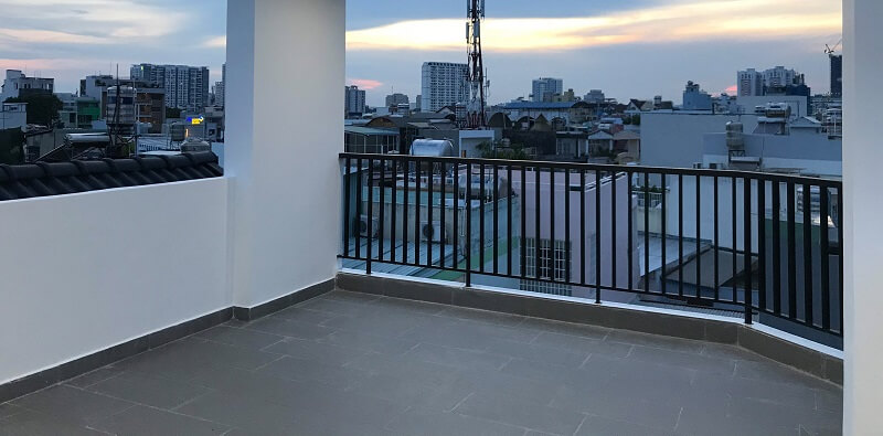 Mẫu lan can sắt sân thượng
